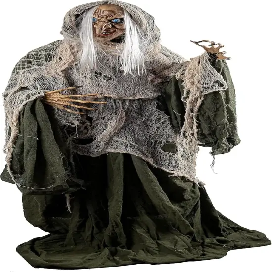 67" Halloween Animatronics Witch Decorations {2}