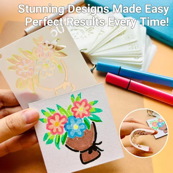 Hippie Style Stencils - 3 Inch {3}