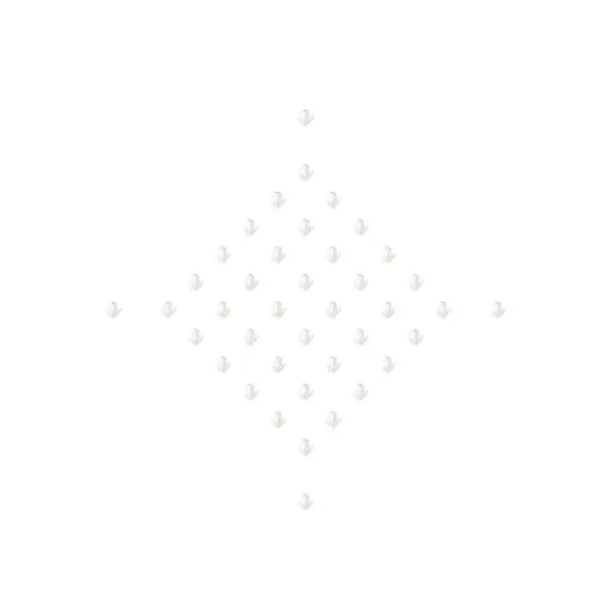 Preciosa 4mm Czech Crystals Bicone Rondelle Beads, 40pcs White Opal {5}