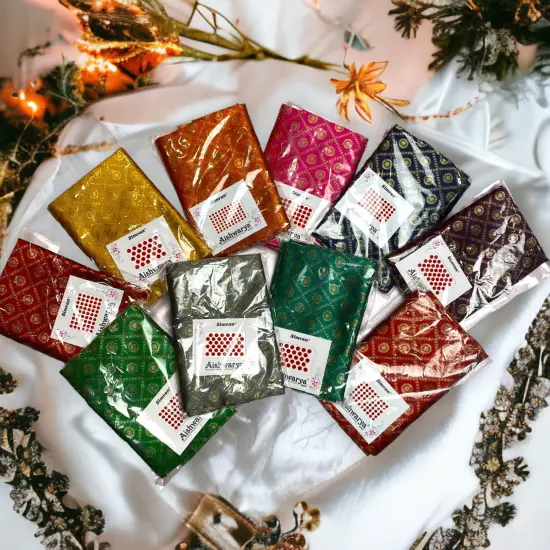 10pcs, Bindi Gajra Saree Blouse Piece, Unstitched, Varalakshmi Blouses, Unstiched Blouse, Thamboolam Blouse, Sari Blouse, Saree Blouse Piece, Saree Blouse {7}