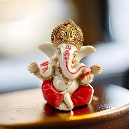 Acrylic Car Ganesha, Ganesha Pooja Favor, Housewarming Favor, Ganesh Statue, Indian Gift, Indian Favor, Ganesh Idol, Ganesha Statue {4}