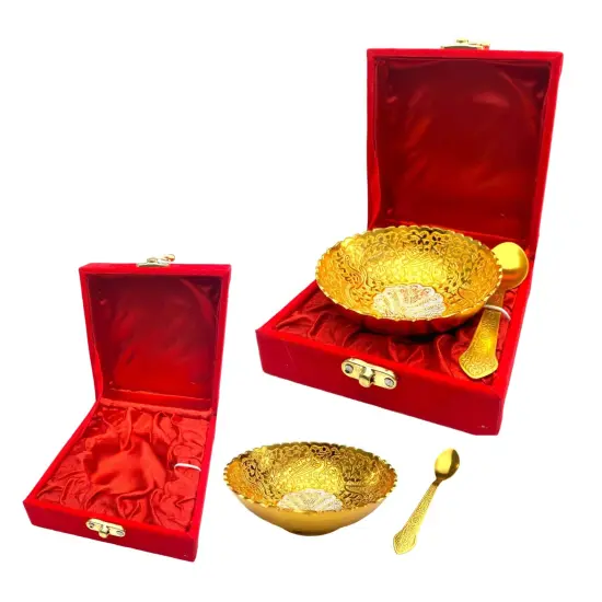 Gold Silver Plated Bowl Eid Gift Box, Eid Mubarak Gift, Ramadan Eid Gift, Islamic Gifts, Muslim Gift, Eid Favors, Eid Gift Hamper {7}