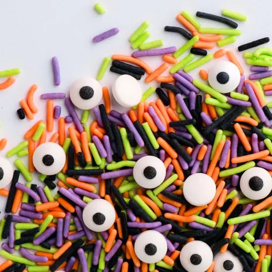 Halloween Sprinkles, Bulk, 10 ounce, Candy Eyeballs, Edible Eyes Sprinkle Mix {4}
