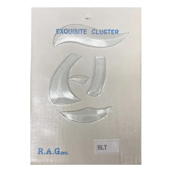 4-5/8" x 5-1/4" Exquisite Clear Glass Letter T Bevel Cluster BLT {3}