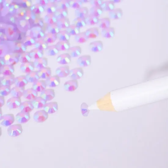 4000pcs Resin AB Flatback Rhinestones for Nails - Purple {6}