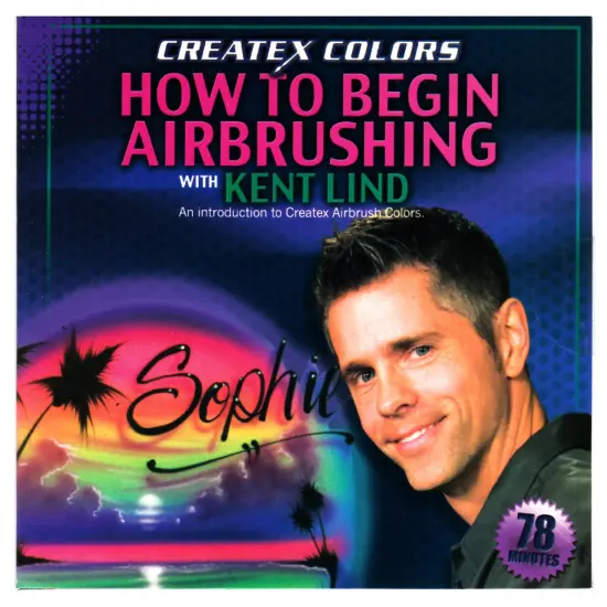 Createx Colors: How to Begin Airbrushing DVD Introduction Paint Hobby Craft {1}