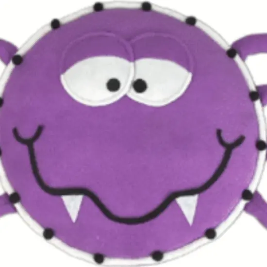 12" Plush Spider Wreath Accent: Purple {2}