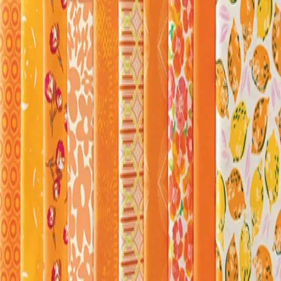Tangerine Summer Color Master Fat Quarter Bundle by AGF Studio for Art Gallery (CB-FQ120) {2}