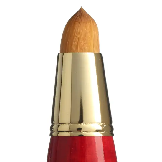 Princeton Series 4050 Heritage Synthetic Sable Brush-Short Handle Round Size 8 {3}