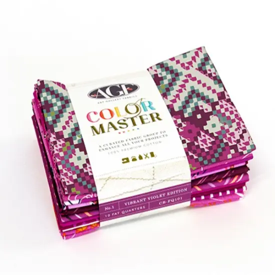 Vibrant Violet Color Master Fat Quarter Bundle by AGF Studio for Art Gallery (CB-FQ101) {1}