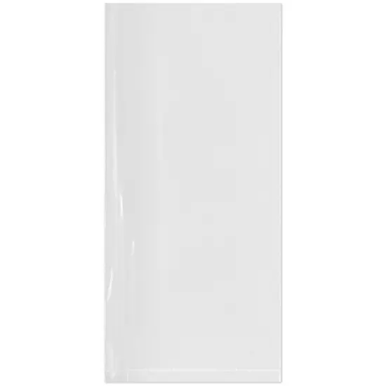 Plymor 7" x 15", 2 Mil Flat Open Clear Plastic Poly Bags {1}
