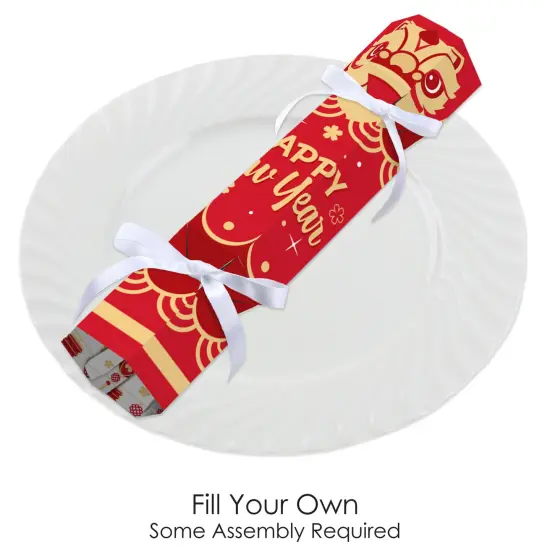 Big Dot of Happiness Lunar New Year - No Snap Party Table Favors - DIY Cracker Boxes - Set of 12 {3}