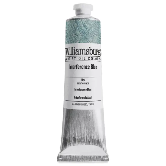Williamsburg Handmade Oil Paint - Interference Blue, 150 ml tube {2}