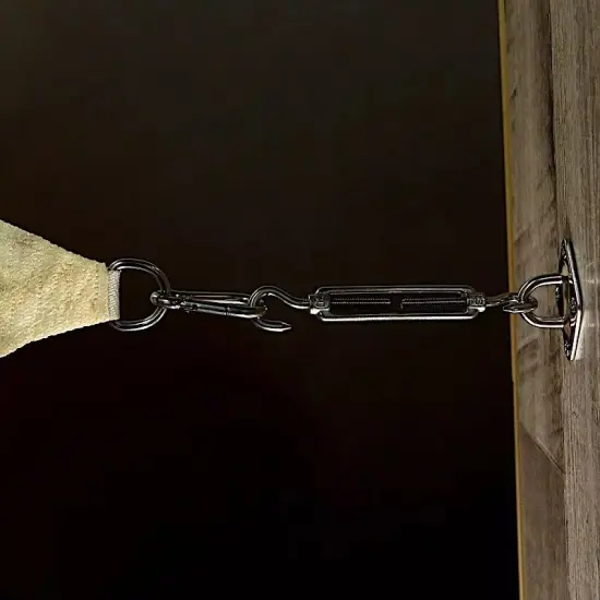 Silver Stainless Steel Triangle Sun Shade Sail Installation Tools Home Supplies {3}