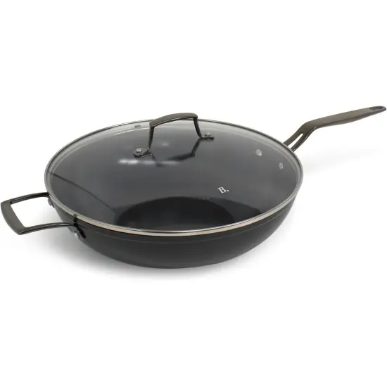 Blu. Cookware 12.6&rdquo; Wok with Lid, Durable Non-Stick Stir Fry Pan {1}