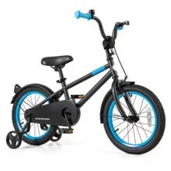 Metal Kids Bike with Adjustable Handlebar and Saddle for Comfortable Riding {2}