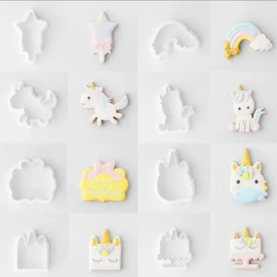 Magical cookie cutters unicorn 8 piece {1}