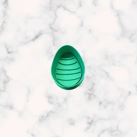 Easter Egg 3-in-1 Cake Pop Cutter, Fondant Cutter, Cookie Cutter, all in one {2}