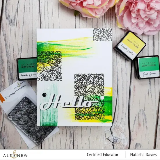 Overlapped Leaves Stamp Set {3}