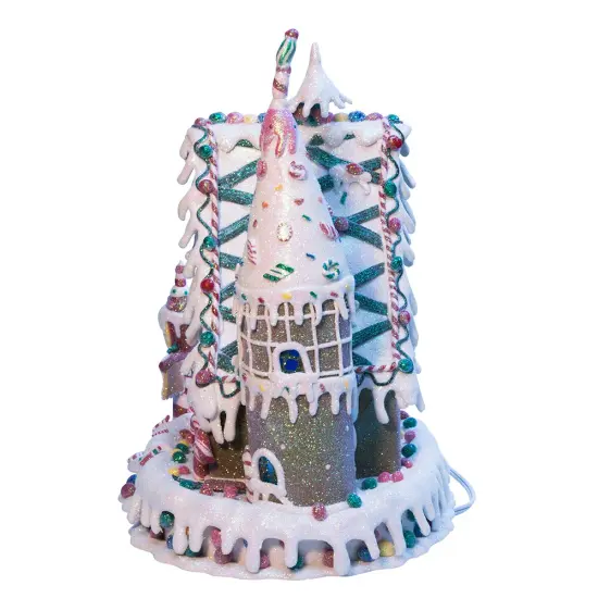 13" Gingerbread House with Lights {3}