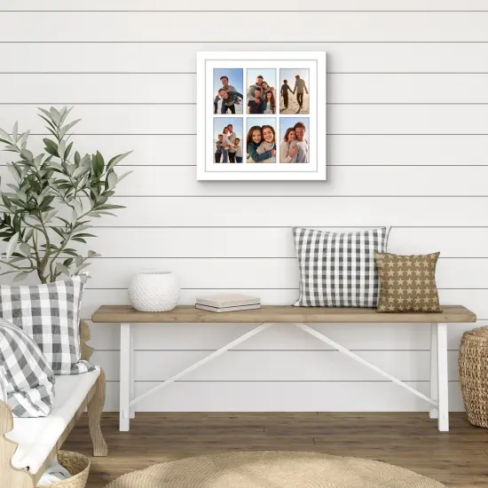 Americanflat 14x14 Collage Picture Frame - Fits Six 4x6 Photos or One 14x14 Photo {5}