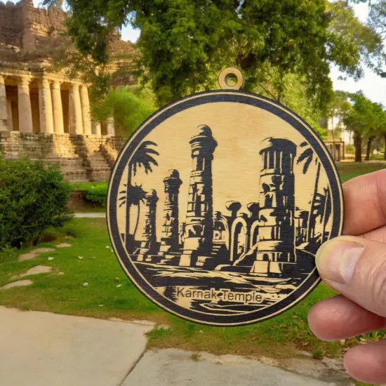 Ornament - Black - Karnak Temple {5}