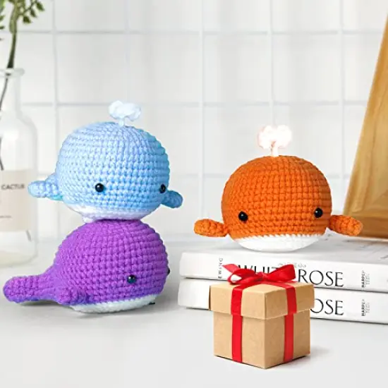 Crochet Kit for Beginners,DIY Craft for Adults, Kids, Great Gift for Crochet Lovers, Crochet Animal Kits with Step by Step Videos,Crochet Hook,Birthday Gift, Holiday Gift {3}