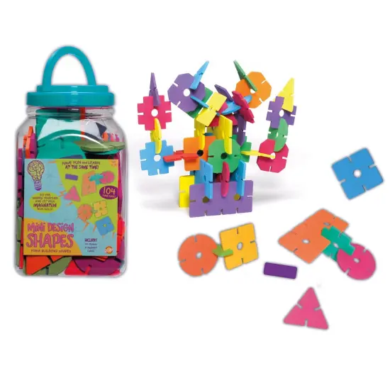 Mini Design Shapes, Assorted Colors & Sizes, 104 Pieces {1}
