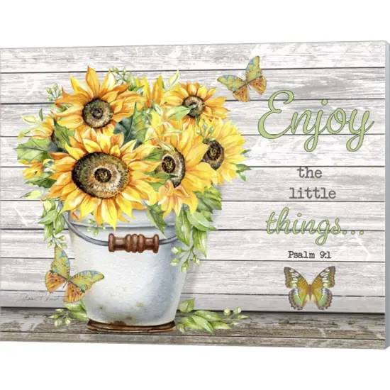 Bouquets of Inspiration G by Jean Plout 20" x 16" Canvas Wall Art {1}