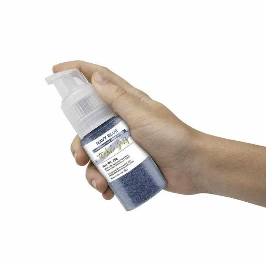 Bakell - Navy Blue Tinker Dust Edible Glitter (25g, 1x Spray Pump) for Food, Desserts, and Beverages! {5}