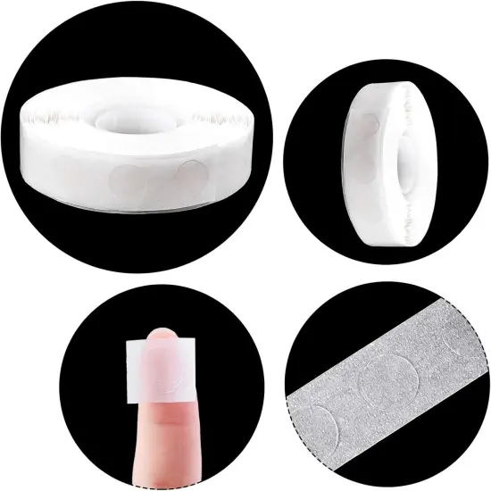 Clear Balloon Glue Points Removable Adhesive Dots Double Sided Glue Points Stickers Non Trace Adhesive Glue Tape for Craft Supplies Decoration, 500 Pieces Per Roll {3}