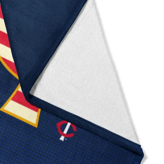 MLB Celebrate Series Silk Touch Sherpa Throw Blanket 50&times;60 Inches Minnesota twins {5}