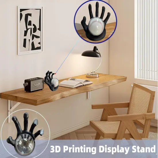 Baseball Holder for Ball, Baseball Stand for Display, Baseball Case Display for Balls, Baseball Display Case for Balls, Baseball Accessories, Baseball Party Decorations {2}