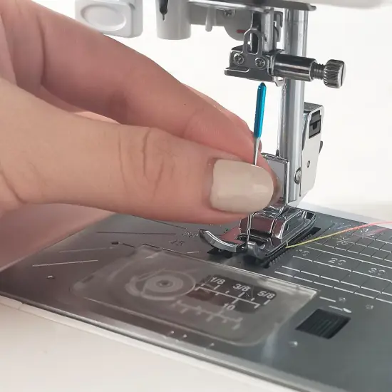 30 Pieces Sewing Machine Needles HAX1 130/705H Universal Regular Point Flat Shank Sewing Needle Compatible with Singer, Brother,Janome,Pfaff and Other Brand (Blue Size 11-30PCS) {2}