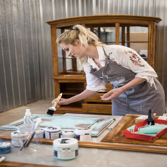 Angle Chalk Based Paint Brush | Silk Brush Art and Craft Home Decor Paint Brushes Walls Trims House Tools (38mm Angle Natural Brush) {5}