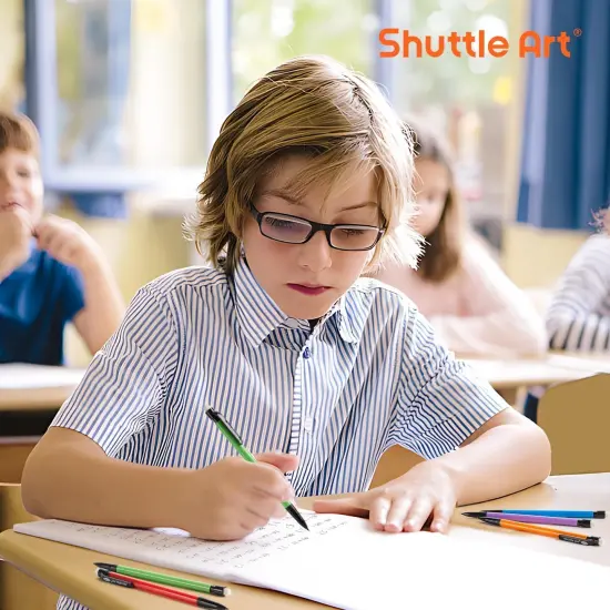 Shuttle Art Mechanical Pencils, 210 Pack Bulk Mechanical Pencils 0.7mm Medium Point, HB #2 Lead, Assorted Barrels, Office School Supplies {5}
