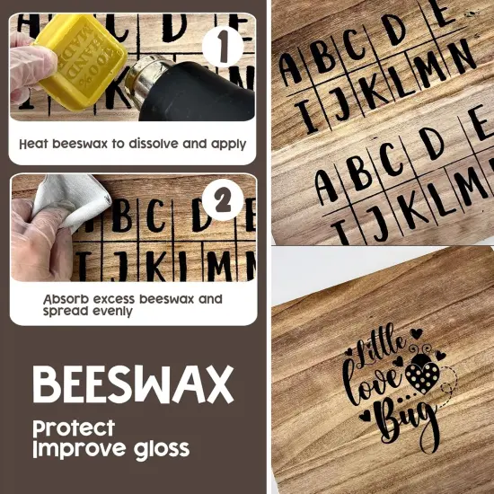 Wood Burn Paste Pen Kit, 4OZ Wooden Burning Gel, Double Sided Wood Burn Marker Kit for DIY Beautiful Wooden Burning in Minutes, Perfect for Beginners Handmade Meaningful Gifts {3}