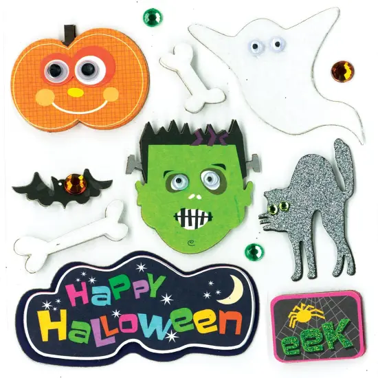 K & Company Happy Halloween Dimensional Stickers {1}