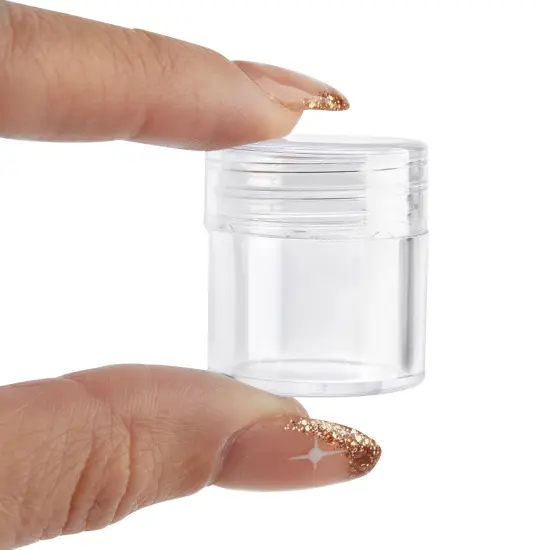 3 Pack Clear Bead Organizers and Storage Containers with Lids for Glitter, Arts and Crafts (93 Pieces) {4}