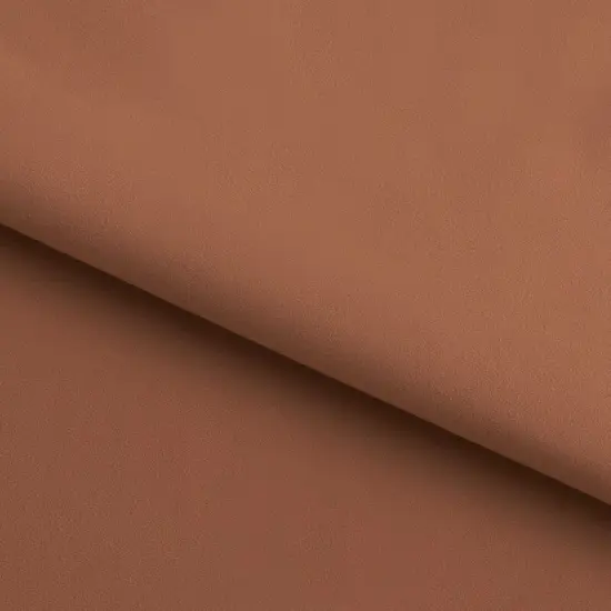 Double Sided Brushed Recycled Polyester Spandex Mocha {1}