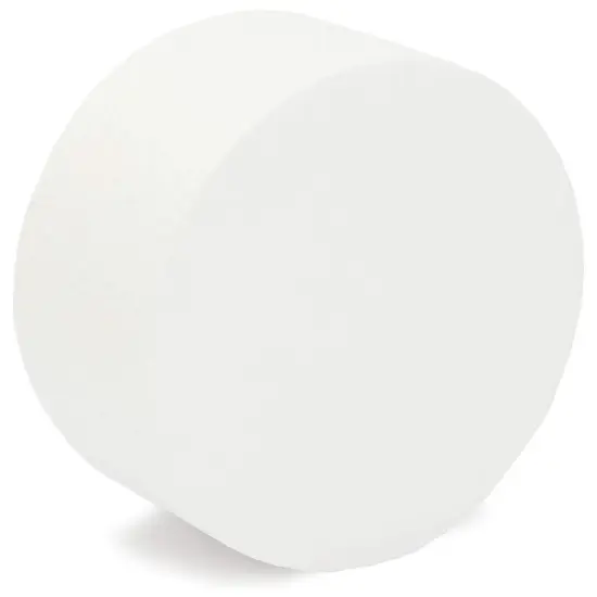 4 Tier Round Foam Cake Dummy Set, 5" 6" 7" 8" Fake Wedding Cake Dummies for Display, Decorating, 12" Tall Dummies (White) {6}