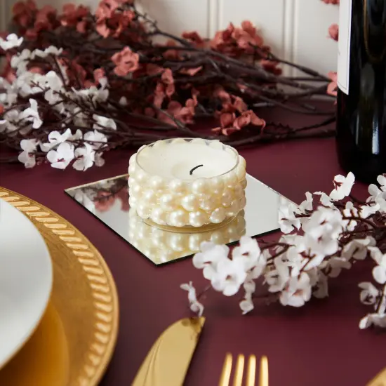 50 Pack Square Glass Mirror Tiles, 4 Inch Panels for Crafts, Centerpieces, DIY Home Decor {3}