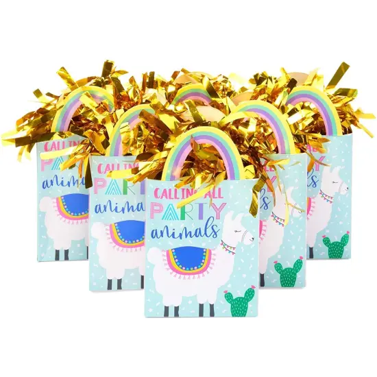 Llama Gift Bag Balloon Weights, Birthday Party Decorations (6 oz, 6 Pack) Black {4}