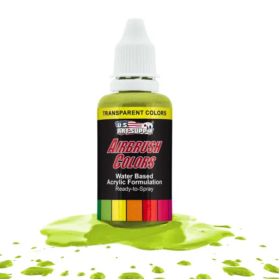 Chartruese, Transparent Acrylic Airbrush Paint, 1 oz. {1}
