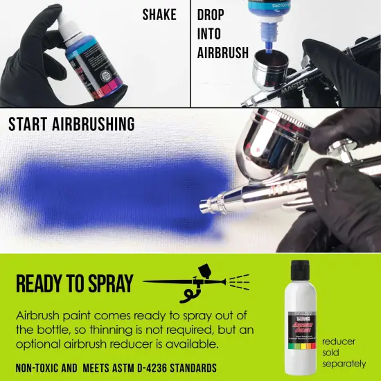 Chartruese, Transparent Acrylic Airbrush Paint, 1 oz. {3}