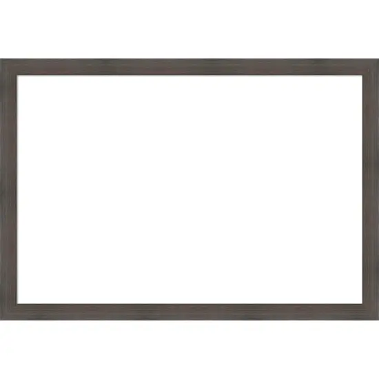 Hardwood Narrow Framed Dry Erase Magnetic Board White Wash {7}