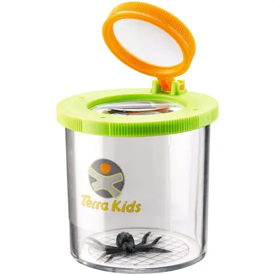 HABA Terra Kids Beaker Magnifier with Two Magnifying Lenses for STEM and Outdoor Learning Multicolor {1}