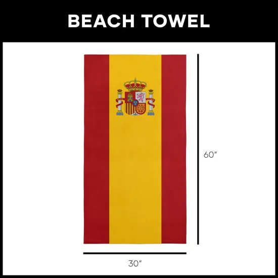 Country Flag Beach Towel Spain {6}