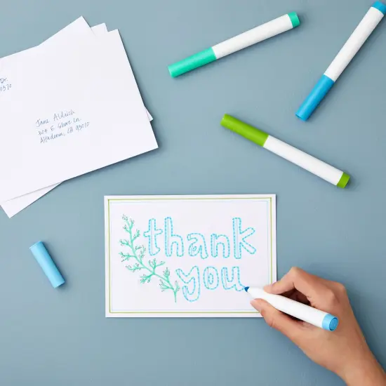 100 Pack Blank Invitation Cards with Envelopes, Cardstock Paper for Weddings, Birthday Party, Baby Shower, DIY (5x7 In) White {4}