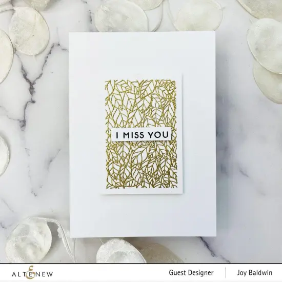 Overlapped Leaves Stamp Set {5}